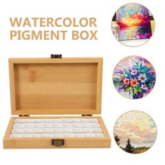 1 Set of Plastic Art Drawing Pigment Case with Convenient Packaging for Pigments