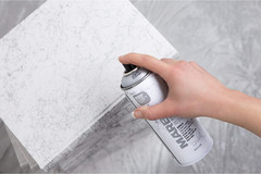 Montana Effect 400 Ml Marble Color, Silver Spray Paint, 13.5 Fl Oz