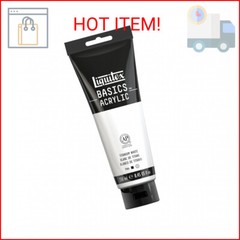 Liquitex BASICS Acrylic Paint, 250ml (8.5-oz) Tube, Titanium White