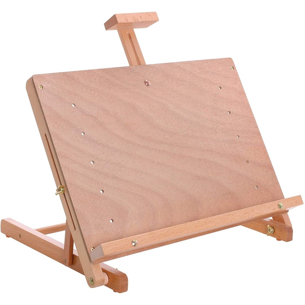 Cancun Solid Beechwood Tabletop Easel – Adjustable & Portable Art Studio