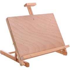 Cancun Solid Beechwood Tabletop Easel – Adjustable & Portable Art Studio