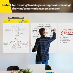 2 Pack Large Sticky Easel Pads 25×30 Inches – Ideal for Classroom Presentations