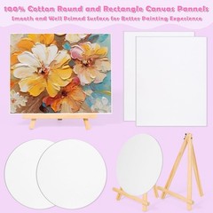Date Night Painting Kit, 62 Pcs Detail 8×10 inches, 8 Multi color