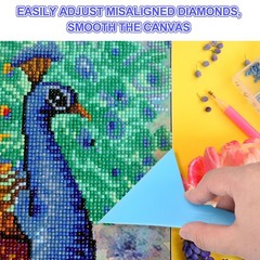 100pcs 20x30cm Diamond Paint Release Paper and Blue Scraper for Diamond Art