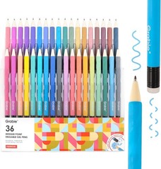 Grabie® Erasable Gel Pens, 36 Colors Make 1 Pack, Multicolor