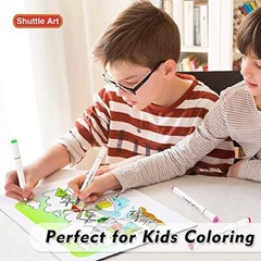 51 Colors Dual Tip Alcohol Based Art Markers, 50 Colors plus 1 Blender Perman…
