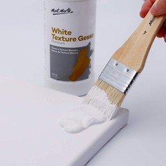 Premium White Texture Gesso 16.9oz (500ml), Suitable for Acrylic Paint, Oil P…
