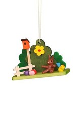 11-0608 – Christian Ulbricht Ornament – Baby Bunny – 1.8″H x 2.8″W x 1.15″D