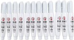 12 Pc Set Nuclear White Super Met-Al Paint Marker Pens Weather Proof 1.4Mm Strok