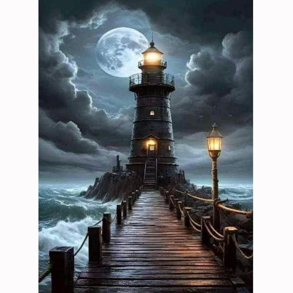 Paint by Numbers for Adults Beginner, Lighthouse Adult Paint by Number Kits on R