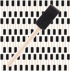 1″ Foam Paint Brushes – 100 Pack, 1-Inch Painting Sponges – Premium Foam Brus…