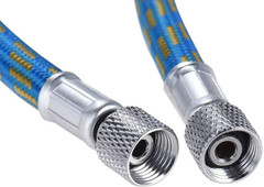 HUBEST 6Ft Braided Airbrush Air Hose with 1/8 Inch to 1/4 Inch Adapter – Nylon B