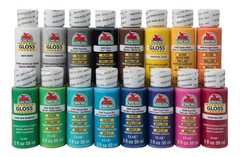 Gloss Paint Set 16 Piece 2ounce Promoabg Colors