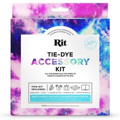 Rit Tie-Dye Accessory Kit One Size”, Tie Dye w/ Color Stay