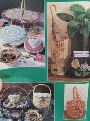 Basket Case Designer Baskets Decor Crafts Gift Pattern 1066 Leaflet Leisure Arts