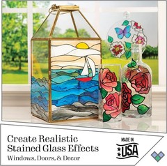 Versatile Non-Toxic Acrylic Paint Set for Windows – 18 Bottles of Colorful Fun