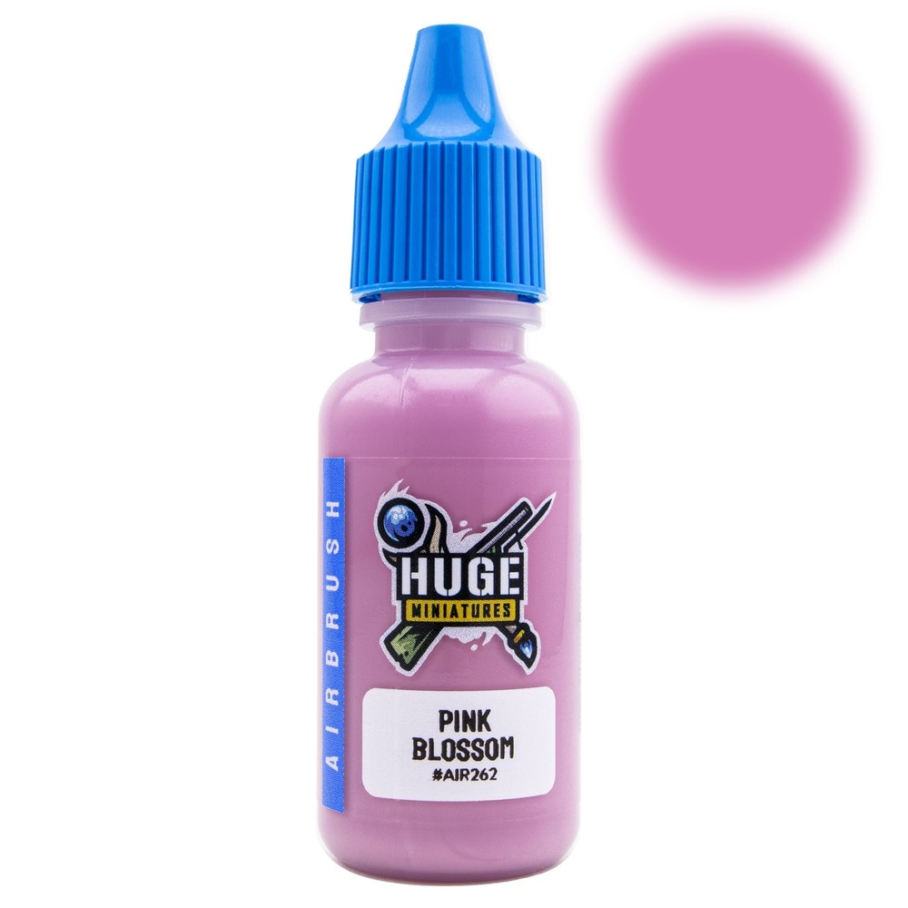 Huge Miniatures Airbrush Paint, Pink Blossom Acrylic Model Color – 17ml Bottle