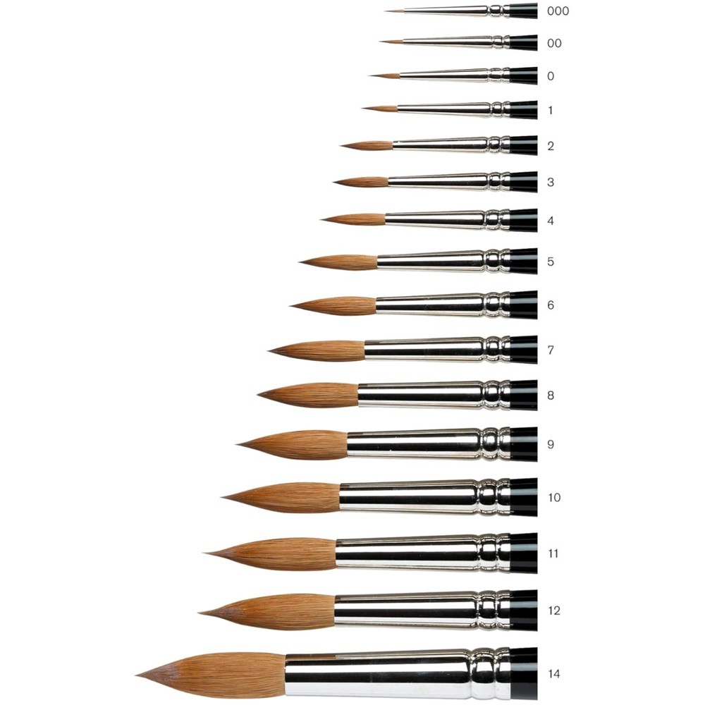 Winsor & Newton Series 7 Watercolor Brush, Size #2