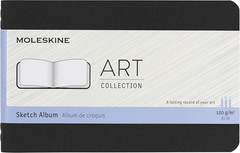 Art Sketch Album, Hard Cover, Pocket (3.5″ X 5.5″) Plain/Blank, Black, 72 Pages