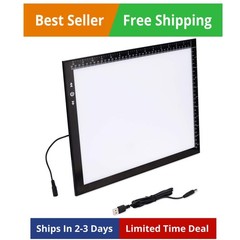 B4/A3s LED Artist tracing Light Box Copy Table, Adjustable High Brightness Li…