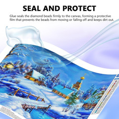 473 ML Diamond Painting Sealer, 16Oz Diamond Painting Adhesive with Applicator,