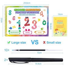 Large Size Magic Practice Copybooks for Kids Reusable Handwriting Workbooks f…
