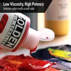 Ultramarine Violet Fluid Acrylic Paint Professional Quality Art 1 Fl. Oz