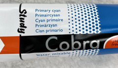 Royal Talens Cobra Water Mixable Oil Paint 200 ml 6.8 oz. Primary Cyan #572