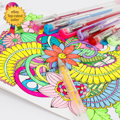 320 Pack Gel Pens Set 160 Colors Gel Pen with 160 Refills for Adult Coloring Boo