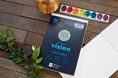 Vision Cold Press Watercolor Pad 6″X9″-140lb 30 Sheets -62640560
