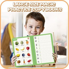 5 PCS Magic Practice Copybook Reusable Writing Book Age 38 9.44×6.29 Inch