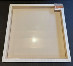 2 Pack – FREDRIX Pro Series 30×30” Stretched Art Canvas Cotton – 2.25” Thick