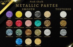 Posh Chalk Smooth Metallic Paste 110 ml – All Colors – You Choose