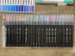 Lot Art Set Ohuhu Water Color Brush Pen 50 Magicfly 100 Markers 150+