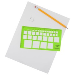 Westcott T-828 Technical Squares Drawing and Drafting Box of 12, Multicolor