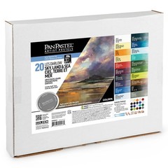 Artist Pastels by GOLDEN, Sky, Land & Sea – Les Darlow Set, 20 Color, Profess…