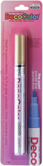 Gold Fine Point Paint Marker Oil Based For Glass Wood Metal Craft Drawing