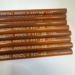 8 New Unsharpened General’s Charcoal Pencils 557 HB