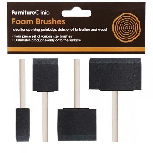 Foam Brushes | for Stain, Varnish, Oil, Paint, Dye, Sealants, and More |