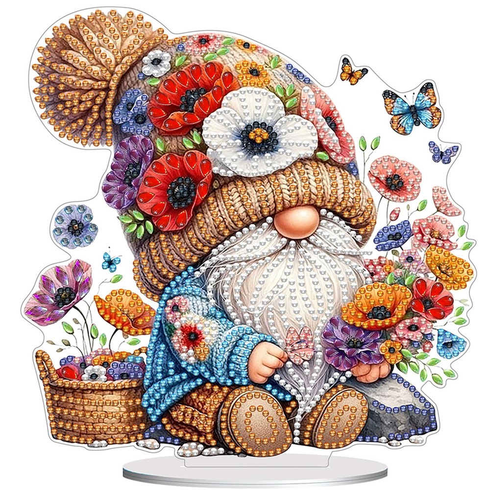Dwarf Flower Diamond Painting Kit 5D Full Drill DIY Craft