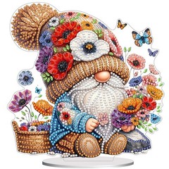 Dwarf Flower Diamond Painting Kit 5D Full Drill DIY Craft