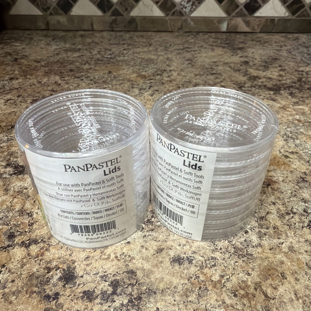 PanPastel Lids Pack Of 8 Lot Of 2 Brand New Sealed