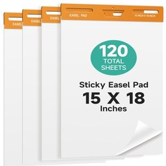 2 Pads Sticky Easel Pad 25×30 Inch 40 Sheets Anchor Chart Paper Teachers