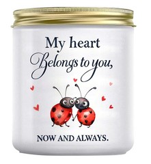 Romantic Birthday Gifts for Girlfriend Wife Husband Boyfriend 9 oz, White