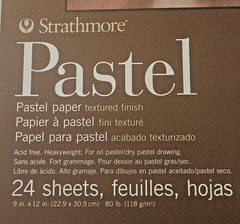Strathmore Pastel Paper 400 Series 24 Sheets 9×12 in 4 colors Made in USA Art