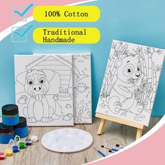 Ctosree 12 Pcs Pre Drawn Canvas for Painting 10″ x 8″, as pictures shown