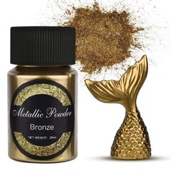 Metallic Gold Silver Mica Powder Pigment Pearlescent Epoxy Uv Resin Dye Jewelry