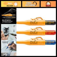 Permanent Marker Pen Set – 3 Colors (Black, Blue, Red) – Art & Craft Supplies