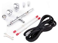 TIMBERTECH Multi-Purpose Airbrush Set AG-183K Dual-Action Gravity Feed Airbru…