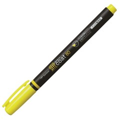 Highlighter Pen Hotaru Coat 80 Yellow color 10 Pieces WA-SC91-10P